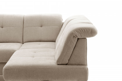 Verso von Sit & More - Polstersofa rechts creme