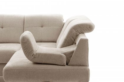 Verso von Sit & More - Polstersofa rechts creme