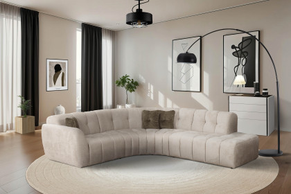 Tunis von Matex - Eckcouch links creme
