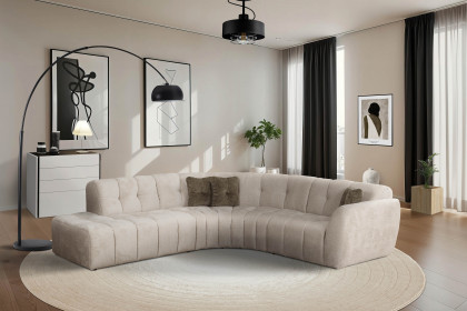 Tunis von Matex - Eckcouch rechts creme