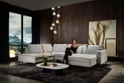 HU-PL24070 von Hukla - XXL-Sofa links silver