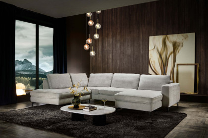 HU-PL24070 von Hukla - XXL-Sofa links silver