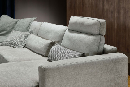 HU-PL24070 von Hukla - XXL-Sofa links silver
