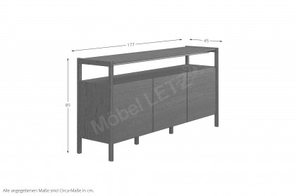 #713 Sideboard von Skovby - Anrichte in Eiche furnier