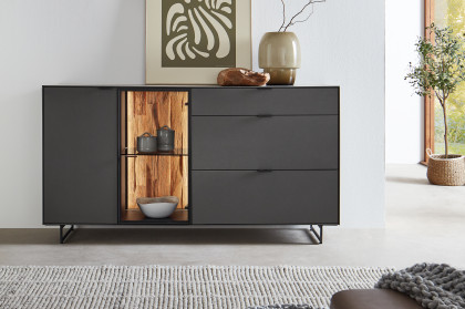 WM 2470 von Wöstmann - Sideboard in Lack graphitgrau