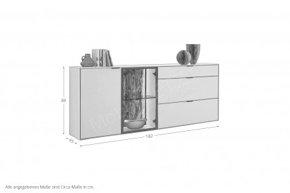 WM 2470 von Wöstmann - Sideboard in Lack weiß