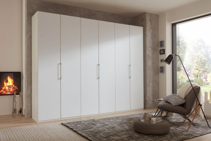 Glasgow von Wiemann - Kleiderschrank mit Mattglasfront weiß