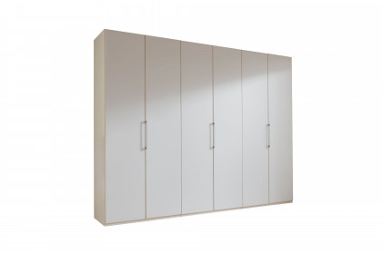 Glasgow von Wiemann - Kleiderschrank mit Mattglasfront weiß