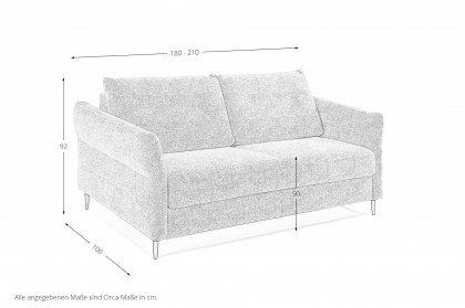 Lucy-Sleep von Restyl - Schlafsofa in Rosa