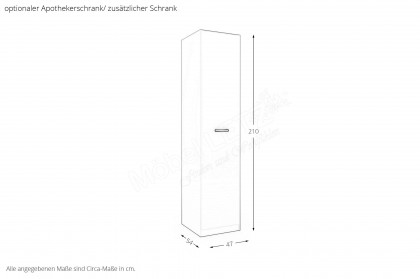 Allrounder von Rauch Blue - weißer Schrank mit Wäscheeinwurf