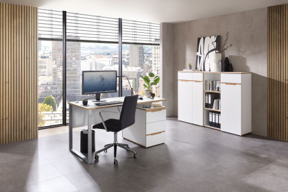 Memphis-Office von Innostyle - Container-Schreibtisch weiß