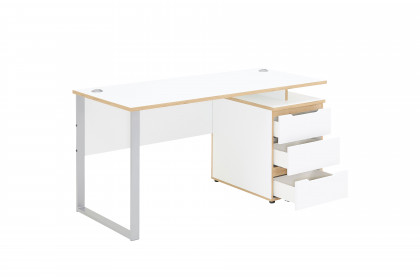 Memphis-Office von Innostyle - Container-Schreibtisch weiß