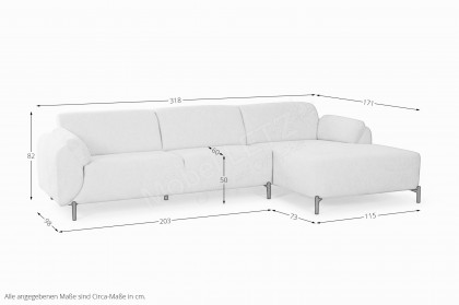Fez von Grant Factory - Ecksofa rechts beige