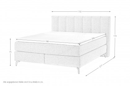 HU-BX25024 von Hukla - Boxspringbett KT 25024 ecru