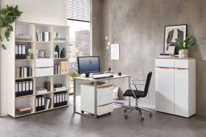 Memphis-Office von Innostyle - Bürotisch weiß, ca. 120 cm breit