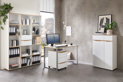 Memphis-Office von Innostyle - Bürotisch weiß, ca. 120 cm breit