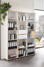 Memphis-Office von Innostyle - Bürotisch weiß, ca. 120 cm breit