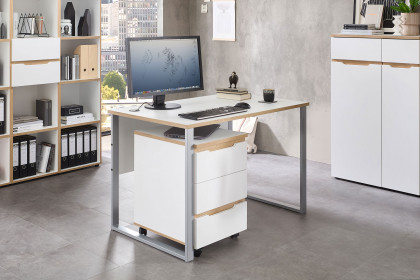 Memphis-Office von Innostyle - Bürotisch weiß, ca. 120 cm breit