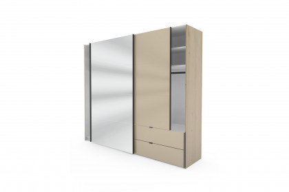 Paros von Staud - Schwebetürenschrank mit Schubkästen & Spiegel