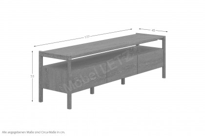 #716 Lowboard von Skovby - TV-Board aus Eichenholzfurnier