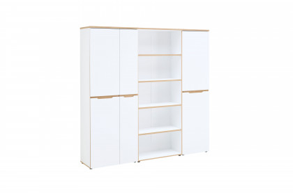 Memphis-Office von Innostyle - Schreibtisch weiß, ca. 140 cm breit