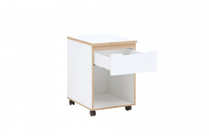 Memphis-Office von Innostyle - Schreibtisch weiß, ca. 140 cm breit