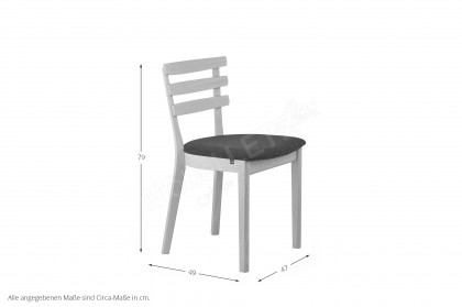#46 Dining Chair von Skovby - Massivholzstuhl orange