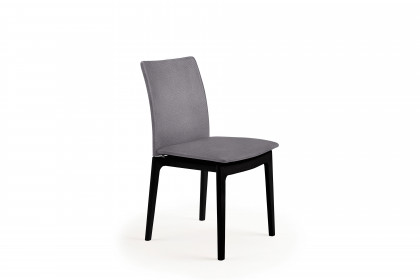 #63 Dining Chair von Skovby - Polsterstuhl grey/ Eiche schwarz