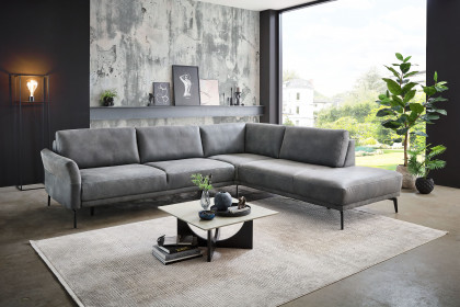 PN-EM24126 von Polinova - Ecksofa Variante rechts graphit