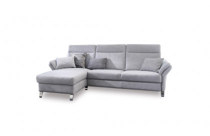 Porto von Dietsch - Ecksofa Ausführung links silber