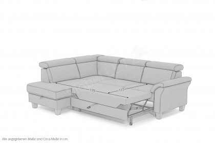 Arngast KV von Sit & More - Ecksofa elephant