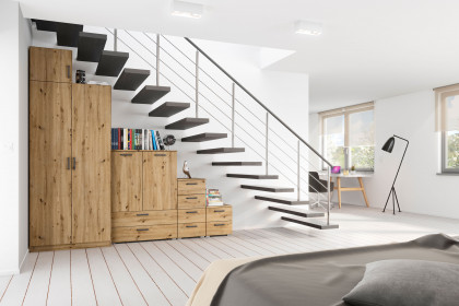 Allrounder von Rauch Blue - Treppenunterbau Eiche Artisan