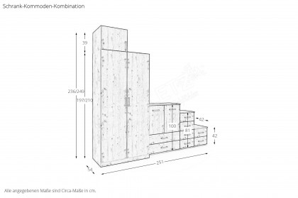 Allrounder von Rauch Blue - Treppenunterbau Eiche Artisan