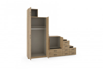 Allrounder von Rauch Blue - Treppenunterbau Eiche Artisan