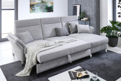 Porto von Dietsch - Ecksofa Ausführung rechts silber
