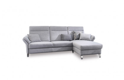 Porto von Dietsch - Ecksofa Ausführung rechts silber