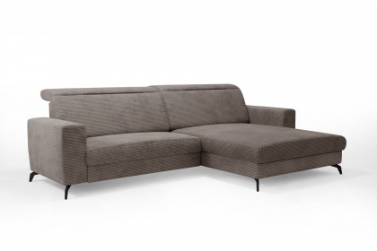 Bolero-LE23 von Sit & More - Polstersofa rechts taupe