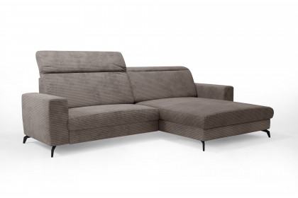 Bolero-LE23 von Sit & More - Polstersofa rechts taupe