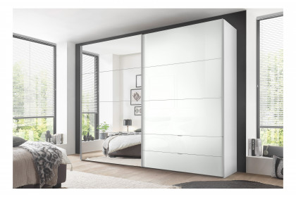 Paros von Staud - Schrank mit Glasfront & Schubkästen in Weiß