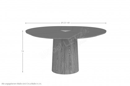 #33 Dining Table von Skovby - Esstisch Ø ca. 123 cm