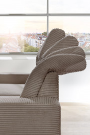 Bolero-LE23 von Sit & More - Polstersofa links taupe