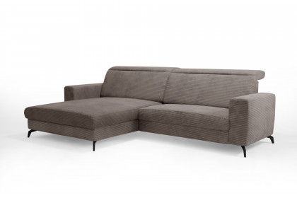 Bolero-LE23 von Sit & More - Polstersofa links taupe