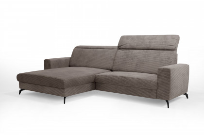 Bolero-LE23 von Sit & More - Polstersofa links taupe