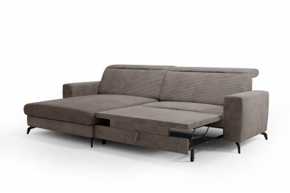 Bolero-LE23 von Sit & More - Polstersofa links taupe