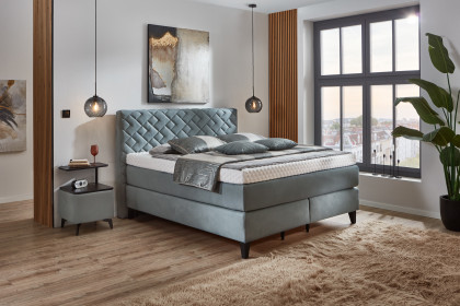 HU-BX25025 von Hukla - Boxspringbett KT 25025 steel