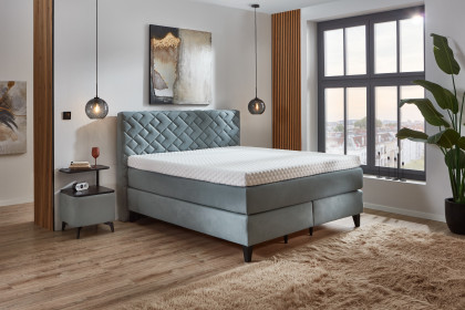 HU-BX25025 von Hukla - Boxspringbett KT 25025 steel