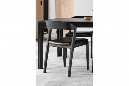 #26 Dining Table von Skovby - Furniertisch Eiche schwarz gebeizt