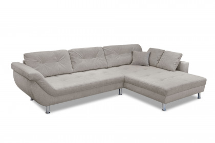 Brooklyn-LE26 von Exxpo - Polstergarnitur rechts linen