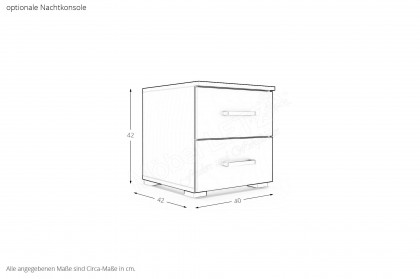 Allrounder von Rauch Blue - Schrank & Schubkastenbett grau-metallic