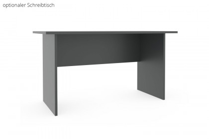 Allrounder von Rauch Blue - Schrank & Schubkastenbett grau-metallic